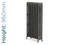 PA-GEO4-960-TH - Paladin Neo Georgian 4 Column Cast Iron Radiator H960mm x W1668mm PA-GEO4-960-TH - Paladin Neo Georgian 4 Column Cast Iron Radiator H960mm x W1668mm